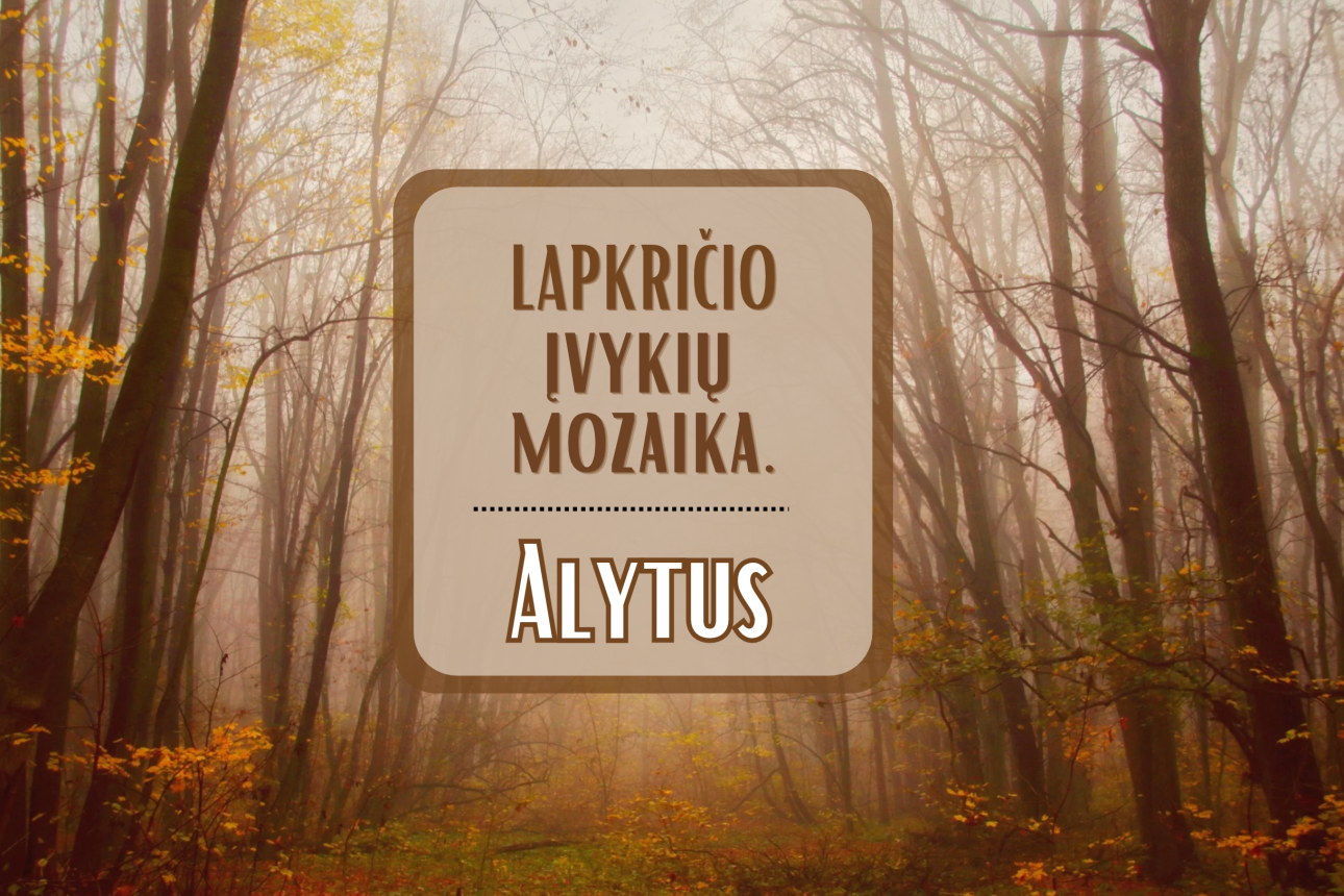 Lapkričio mozaika: datos, įvykiai, faktai